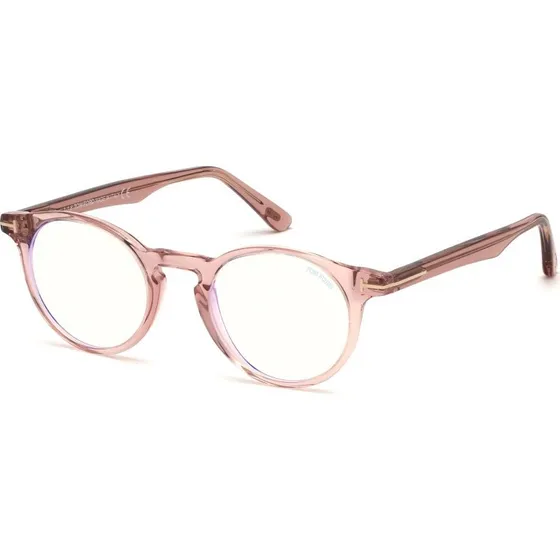 Tom Ford FT5557-B 072 Montature da Vista Rosa Rotonda