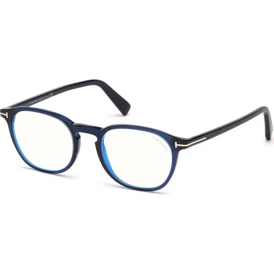 Tom Ford FT5583-B 090 Montature da Vista Geometriche Blu