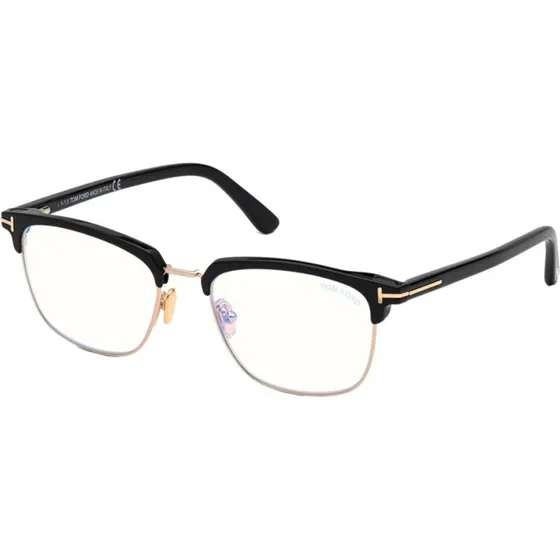 Tom Ford FT 5683-B Blue Block Occhiali Da Vista Uomo Nero