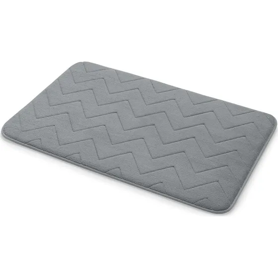 Gedy Tappeto Bagno 50x80 cm Grigio Memory Foam Antiscivolo