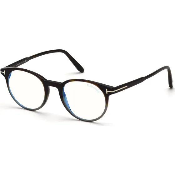 TOM FORD FT5695-B 056 Occhiali da Vista Uomo Acetato Havana