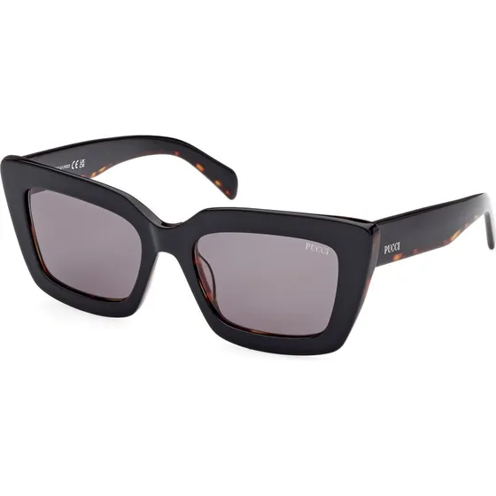 Emilio Pucci Occhiali da Sole EP0202 Acetato Nero e Grigio