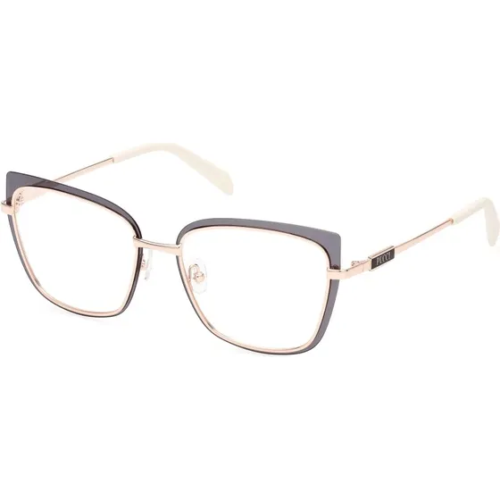 Emilio Pucci EP5219 020 Occhiali da Vista Quadrati in Metallo Grigio