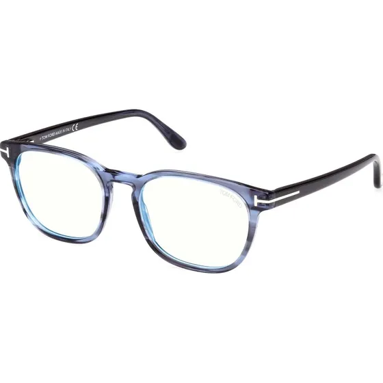 Tom Ford FT5868-B 092 Montatura Occhiali da Vista Blu Quadrata