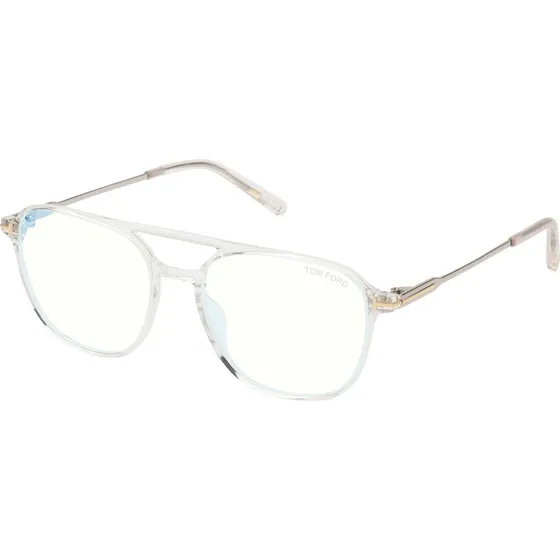 TOM FORD FT5874-B 026 Occhiali da Vista Pilot Trasparente Uomo