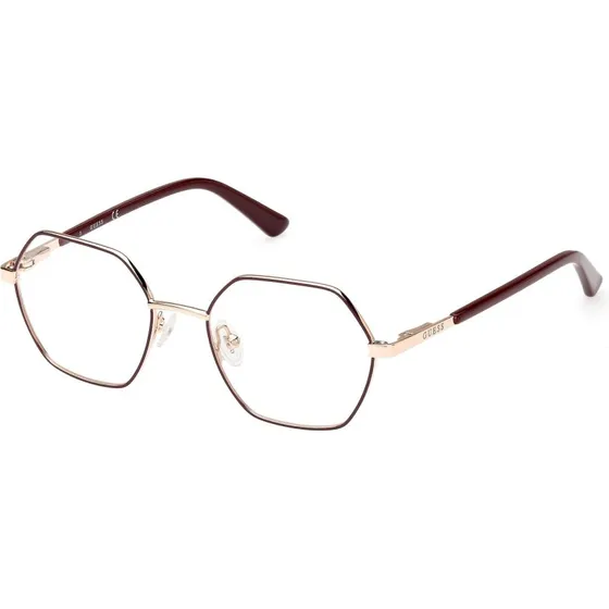 Guess GU8275 032 Occhiali da Vista Geometrici in Alluminio Oro