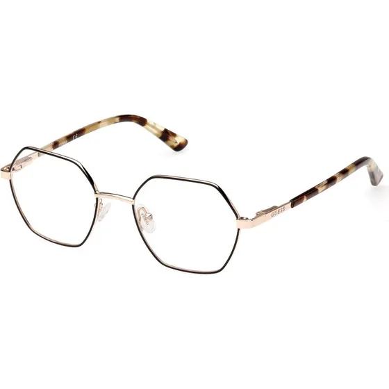 Guess GU8275 033 Occhiali da Vista Geometrici in Alluminio Oro