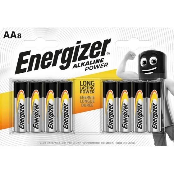 Energizer Pile Alcaline Power AA 8 Pezzi