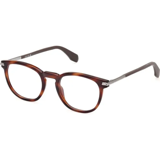 Adidas Uomo OR5083 052 Montatura da Vista Rotonda Havana