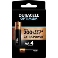Duracell Batterie Alcaline Optimum AA Stilo 4 pz
