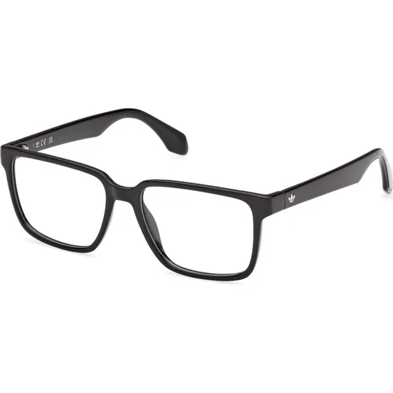 Adidas Uomo OR5093 001 Montature da Vista Squadrate Nere