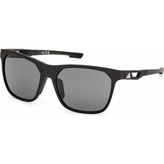 Adidas Sport SP0091 02N Occhiali da Sole Squadrati Nero/Verde