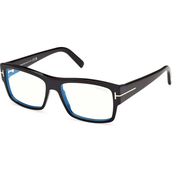 TOM FORD FT5941-B 001 Montature da Vista Squadrate in Acetato Nero