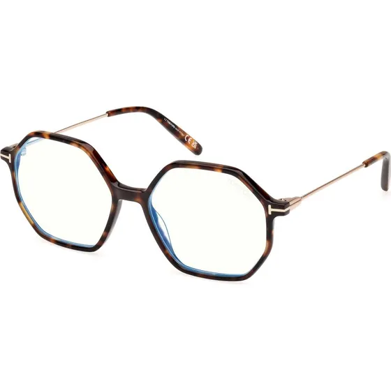 Tom Ford FT5952-B 052 Occhiali da Vista Donna Acetato Havana