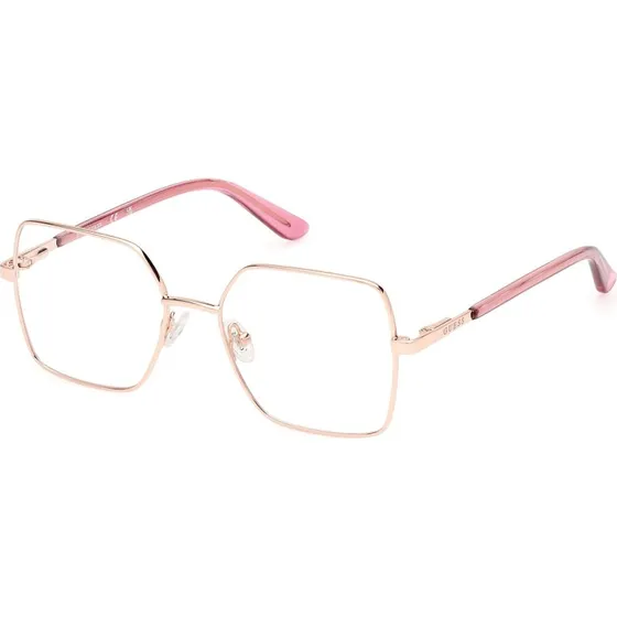 Guess GU8288 028 Montature da Vista Squadrate in Metallo Oro