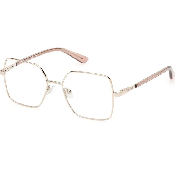 Guess GU8288 033 Occhiali da Vista Squadrati in Metallo Oro