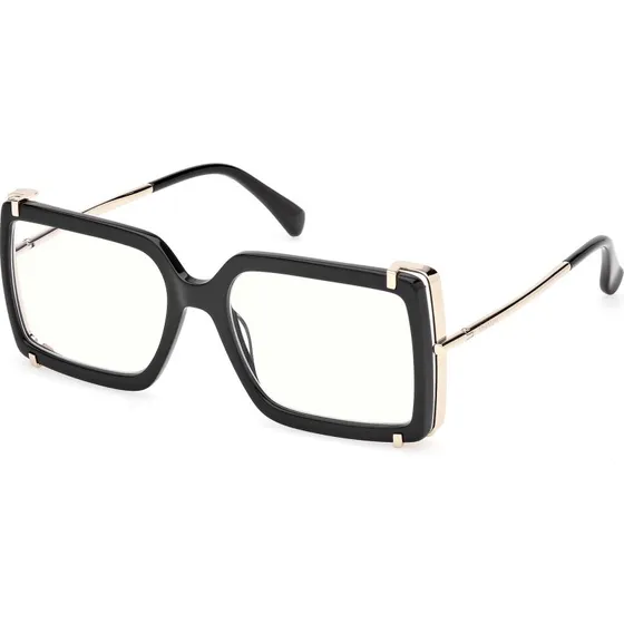 Max Mara MM5155-B Occhiali da Vista Acetato Nero Squadrati