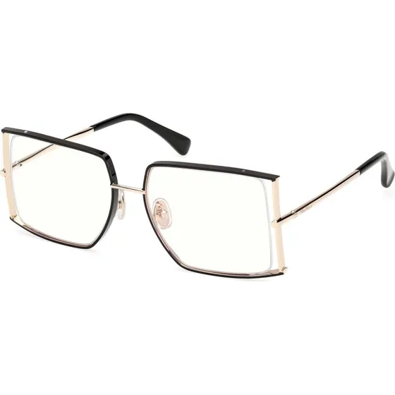 Max Mara MM5156-B Occhiali da Vista Metallo Nero Squadrati
