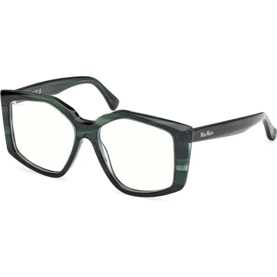 Max Mara MM5162-B 098 Montatura Occhiali da Vista Verde Geometrica