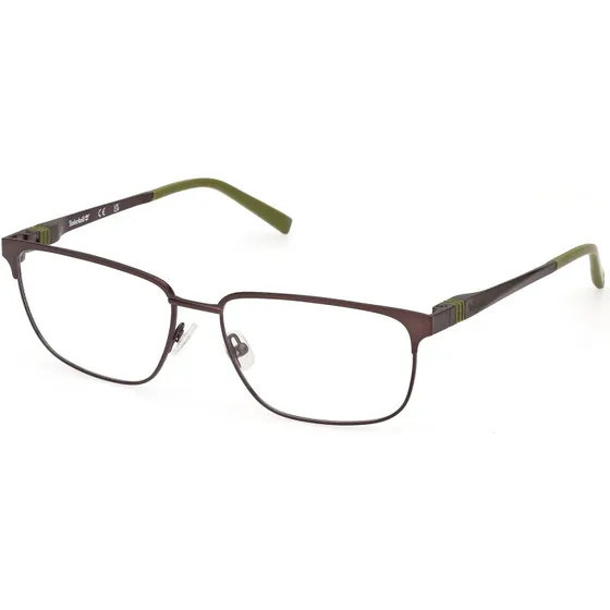 Timberland TB50027 049 Montatura da Vista Metallo Marrone Squadrata