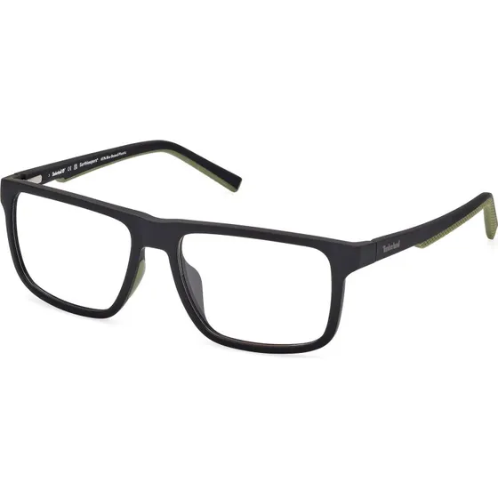 Timberland Uomo TB50029-H 002 Montature da Vista Squadrate Nere