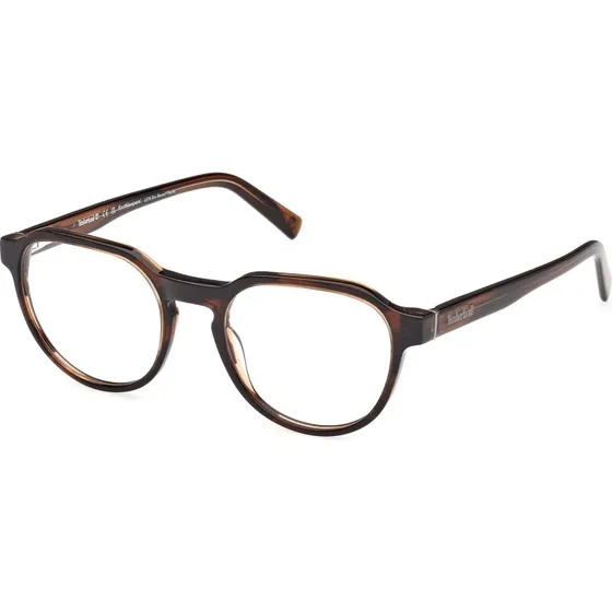 Timberland TB50032 048 Montatura Occhiali Vista Rotonda Marrone