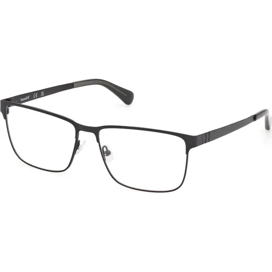 Timberland TB50036 002 Occhiali da Vista Uomo in Metallo Nero