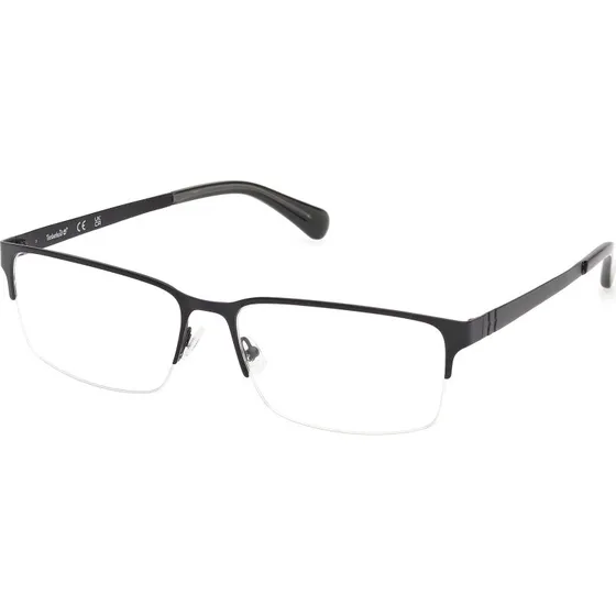 Timberland TB50037 002 Montatura da Vista Metallo Nero Squadrata