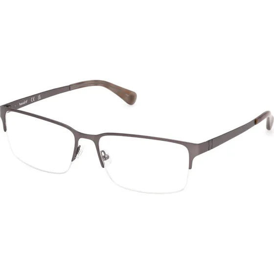 Timberland TB50037 007 Montatura da Vista Metallo Grigio Squadrata