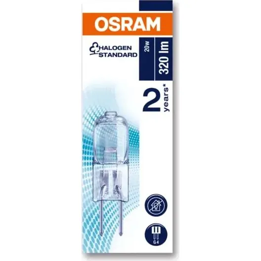 Osram Halostar G4 12V 20W lampadina da forno