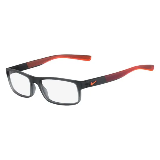 Nike 7090 068 Montatura da Vista Squadrata Grigia per Uomo