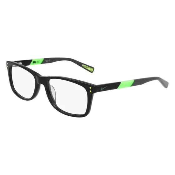 Nike 5538 001 Montature da Vista Bambino in Acetato Nero