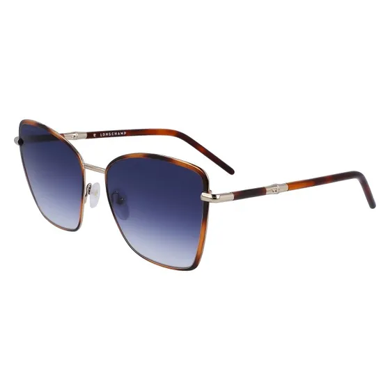 Longchamp LO167S 223 Occhiali da Sole Farfalla Havana/Blu