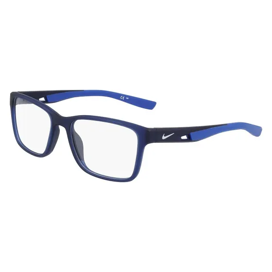 Nike 7014 Montature da Vista Bio-iniettato Blu Squadrata