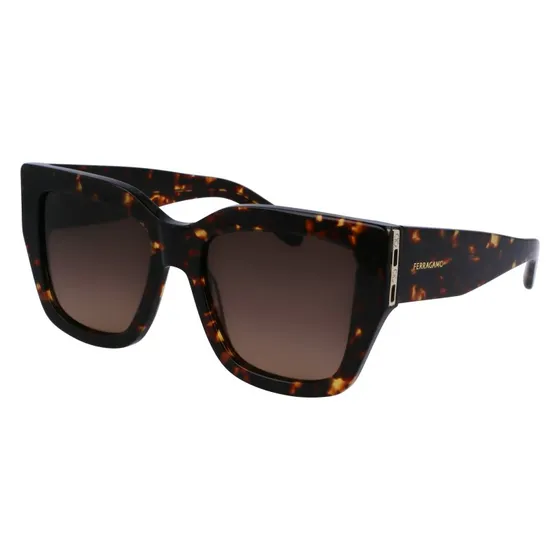 Ferragamo SF1104S 242 Occhiali da Sole Donna Acetato Marrone