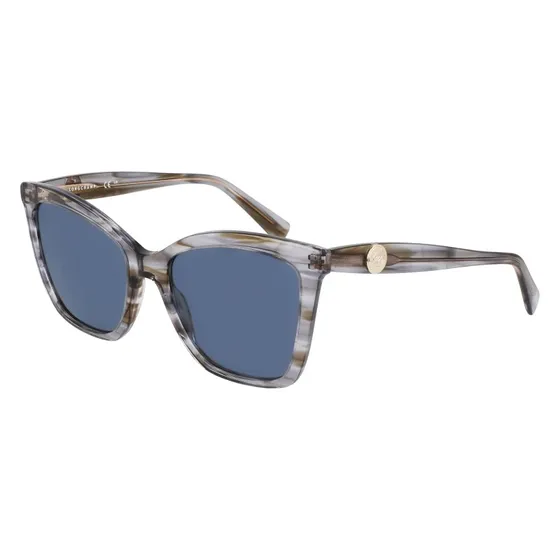 Longchamp LO742S 036 Occhiali da Sole Cat Eye Grigio Multicolore