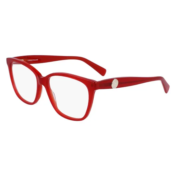 Longchamp LO2715 600 Montatura da Vista Acetato Rossa Squadrata