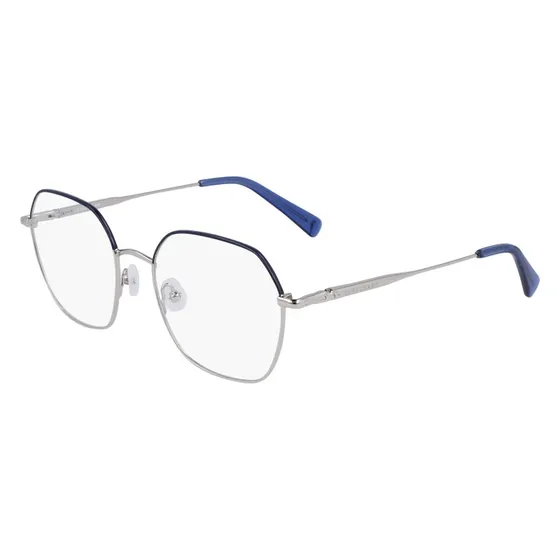 Longchamp LO2152 042 Occhiali da Vista Donna Argento Squadrati