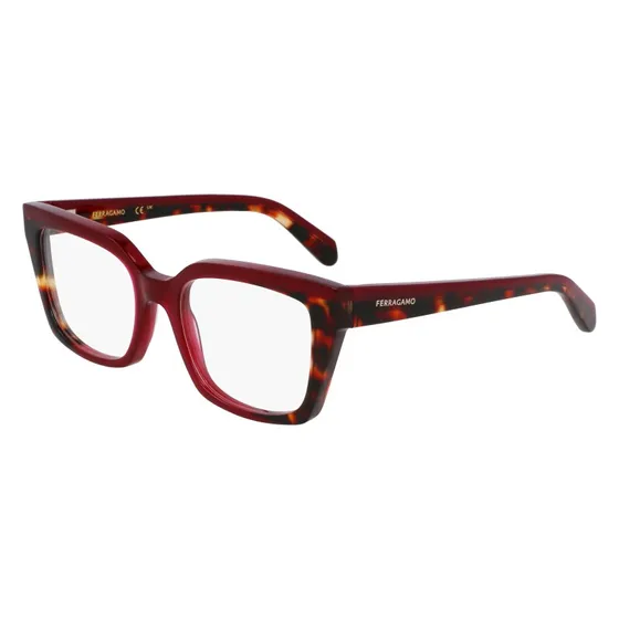 Ferragamo SF3010 654 Montatura Occhiali da Vista Bordeaux