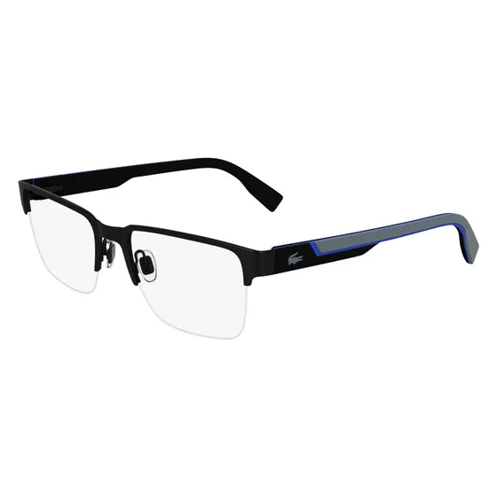 Lacoste L2305 001 Montatura da Vista Metallo Nero Squadrata