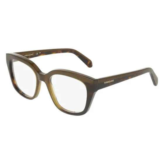 Ferragamo SF3023 338 Occhiali da Vista Donna in Acetato Squadrati