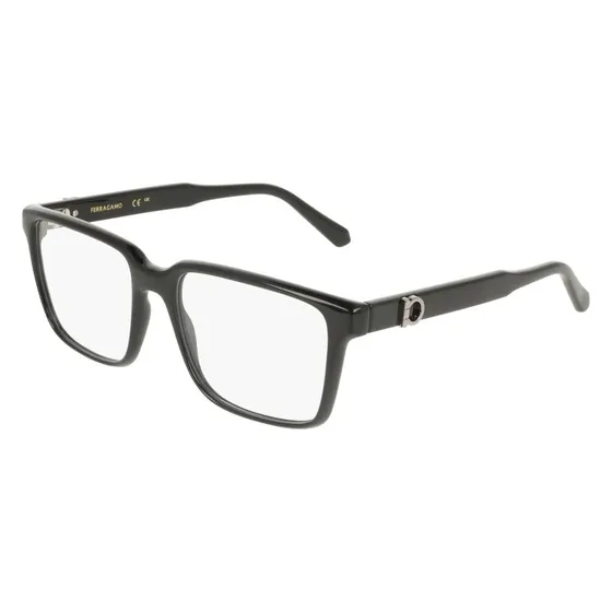 Ferragamo SF3028E 001 Montatura da Vista Quadrata Nero Uomo