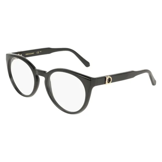 Ferragamo SF3032E 001 Montatura da Vista Geometrica Nera