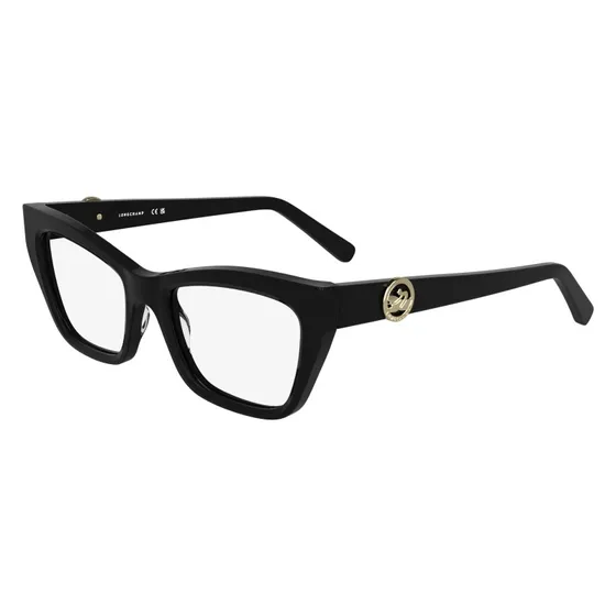 Longchamp LO2762 001 Occhiali da Vista Quadrati in Acetato Nero
