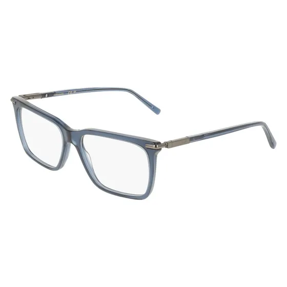 Ferragamo SF3037 432 Montatura Occhiali da Vista Blu Squadrata