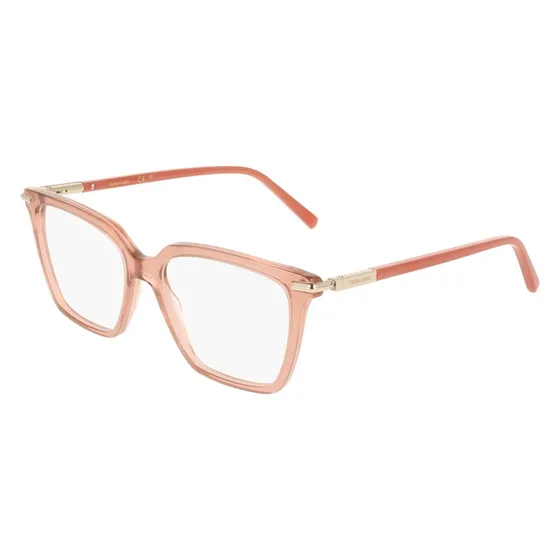 Ferragamo SF3038 667 Occhiali da Vista Donna Rosa Squadrati