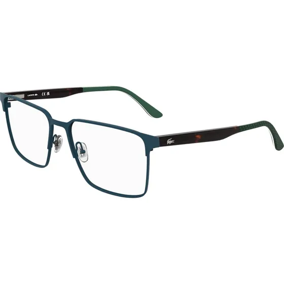 Lacoste L2314 Montature da Vista in Metallo Squadrate Blu Uomo