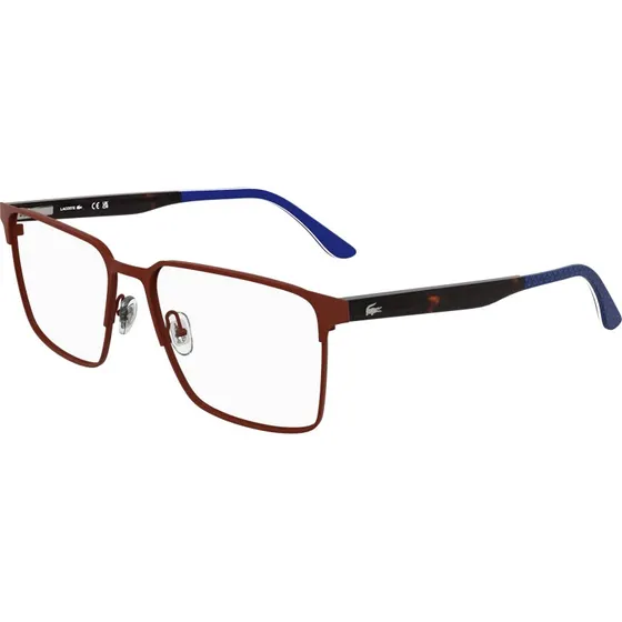 Lacoste L2314 601 Occhiali da Vista Uomo in Metallo Bordeaux