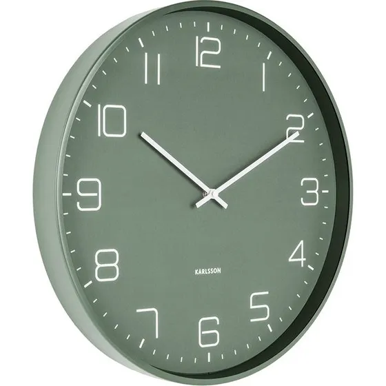 Karlsson Lofty Orologio da Parete Verde 40 cm