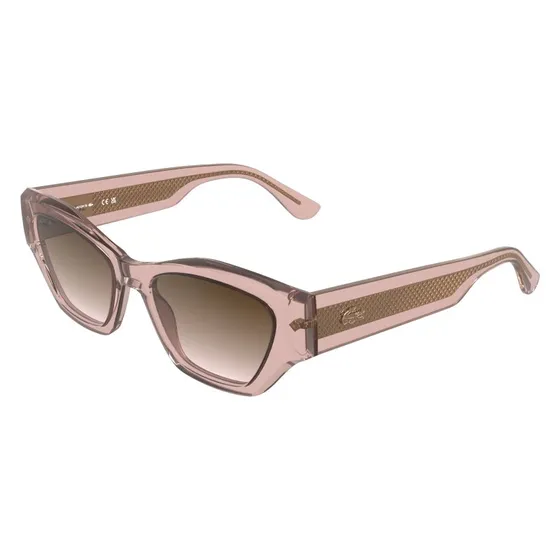 Lacoste L6072S 662 Occhiali da Sole Donna Rosa Marrone Squadrati